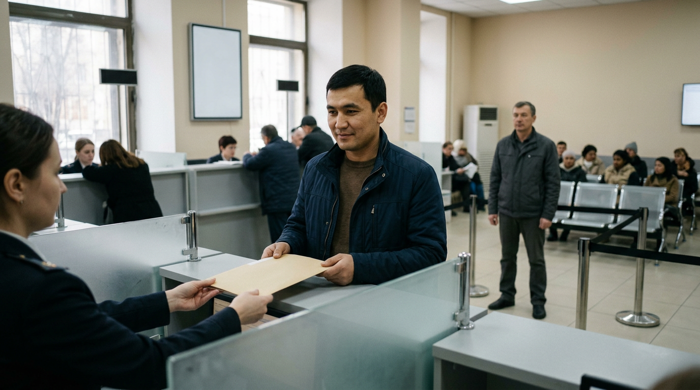 Иностранный гражданин получает патент лично